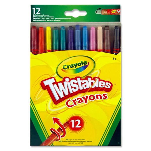 12 Crayola Twistables Crayons
