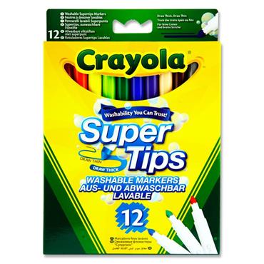 Crayola Supertip Washable Markers 12 Pk