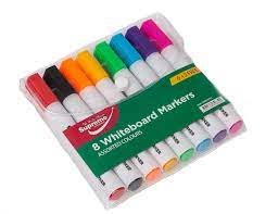 Supreme Whiteboard Markers Large Asstd 8
