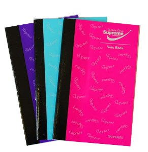 100Pg Notebook Pink/Purple/Blue