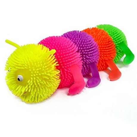 Flashing Squashy Caterpillar Sensory Toy