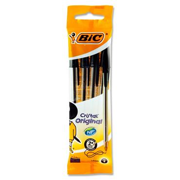 Bic Black Pens 4 Pack