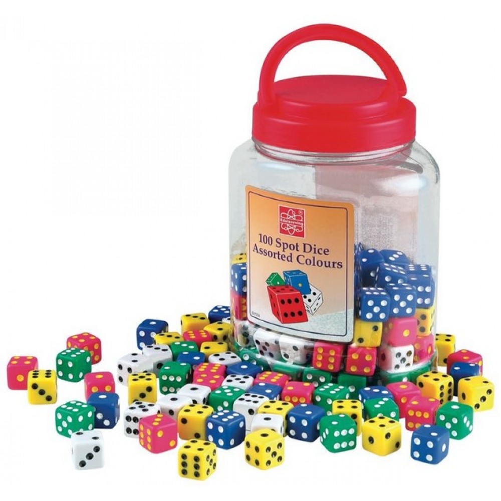 Dot Dice Pack Of 100