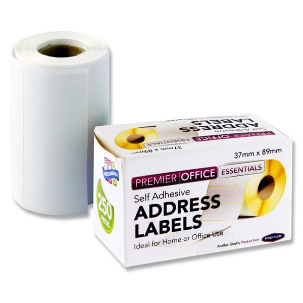 Address Labels 250 Pack 37X89mm