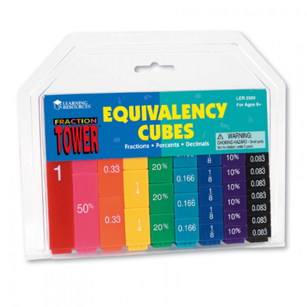 Fraction Tower Equivalency Cubes